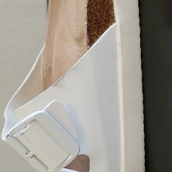 Size 7 white Madden Girl slip on sandals - Picture 7 of 9